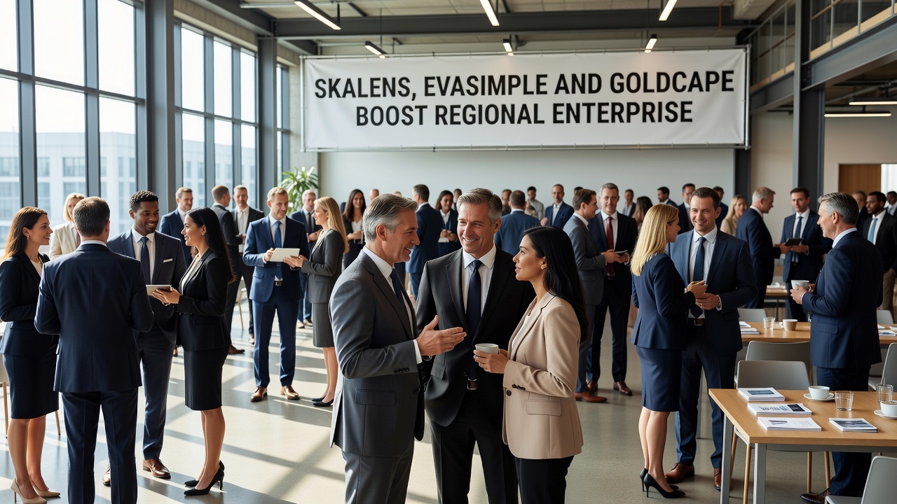 Skalens, Evasimple and Goldcape Boost Regional Enterprise